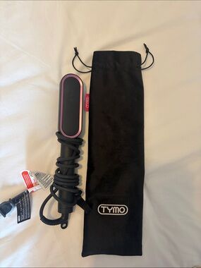 Pink Flat Iron Hair Straightener - Compact Travel Styling Tool
